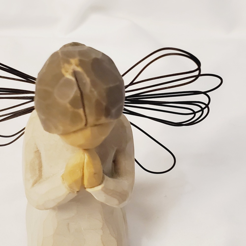 Willow Tree Angel of Prayer Figurine Susan Lordi Demdaco 1999 Kneeling Angel 4in